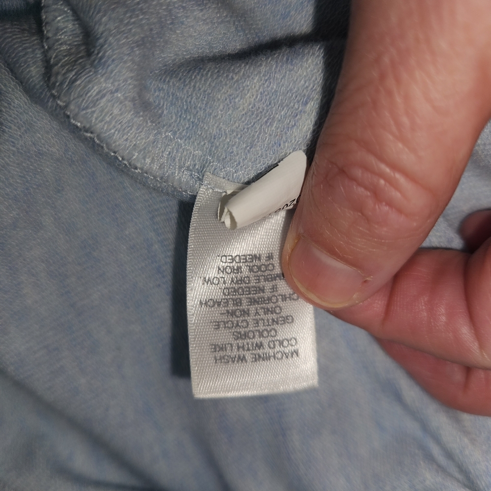 Pure Jill Light Blue Long Sleeve Top Large (Read Full Description) - Picture 7 of 11